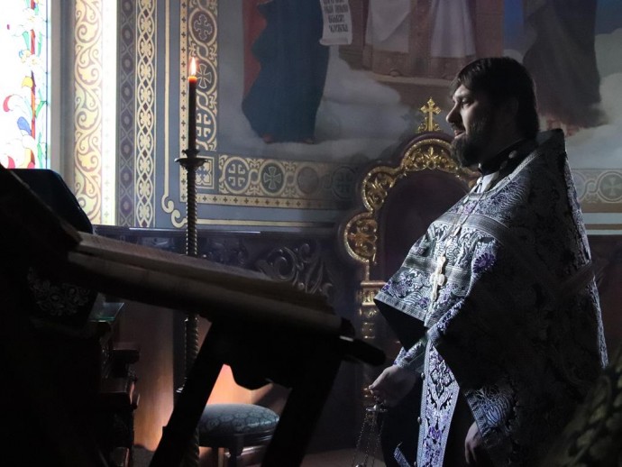 Первая Литургия в этом посту