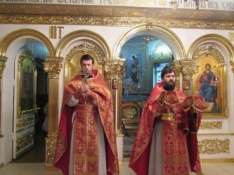 Божественная Литургия свщмч. Владимиру, митр. Киевскому