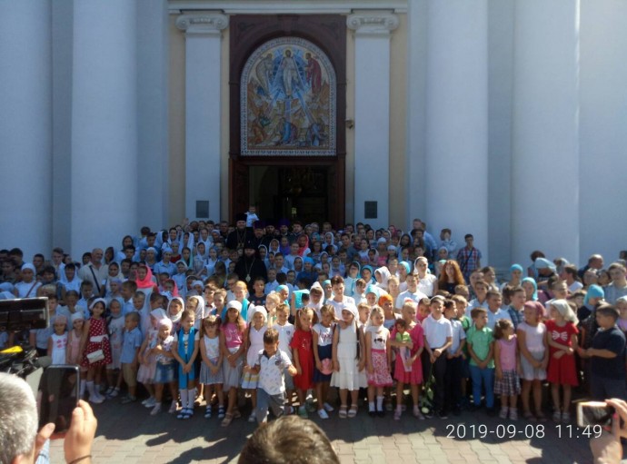 Молебен перед началом учебного года