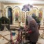 Подготовка храма к Рождественским празднествам. 1