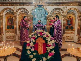 Литургия в третье воскресенье Великого поста