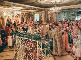 Молебен перед началом учебного года